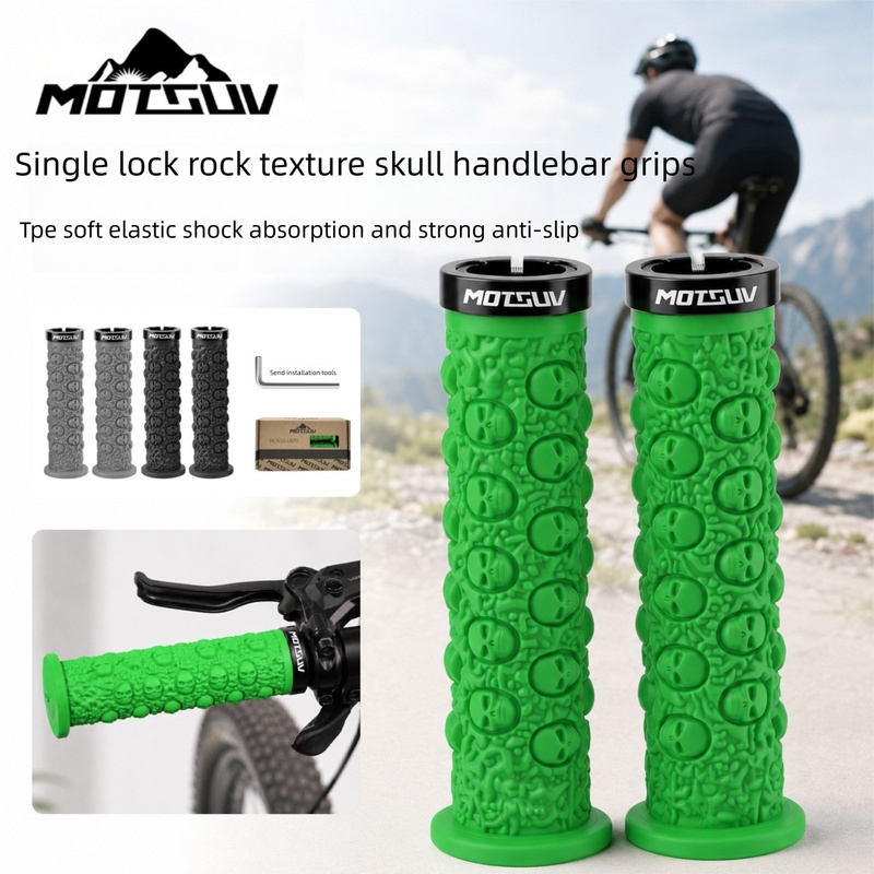 Cycling Gear And Accessories - مقابض مقود الدراجة، مقابض يد مضادة