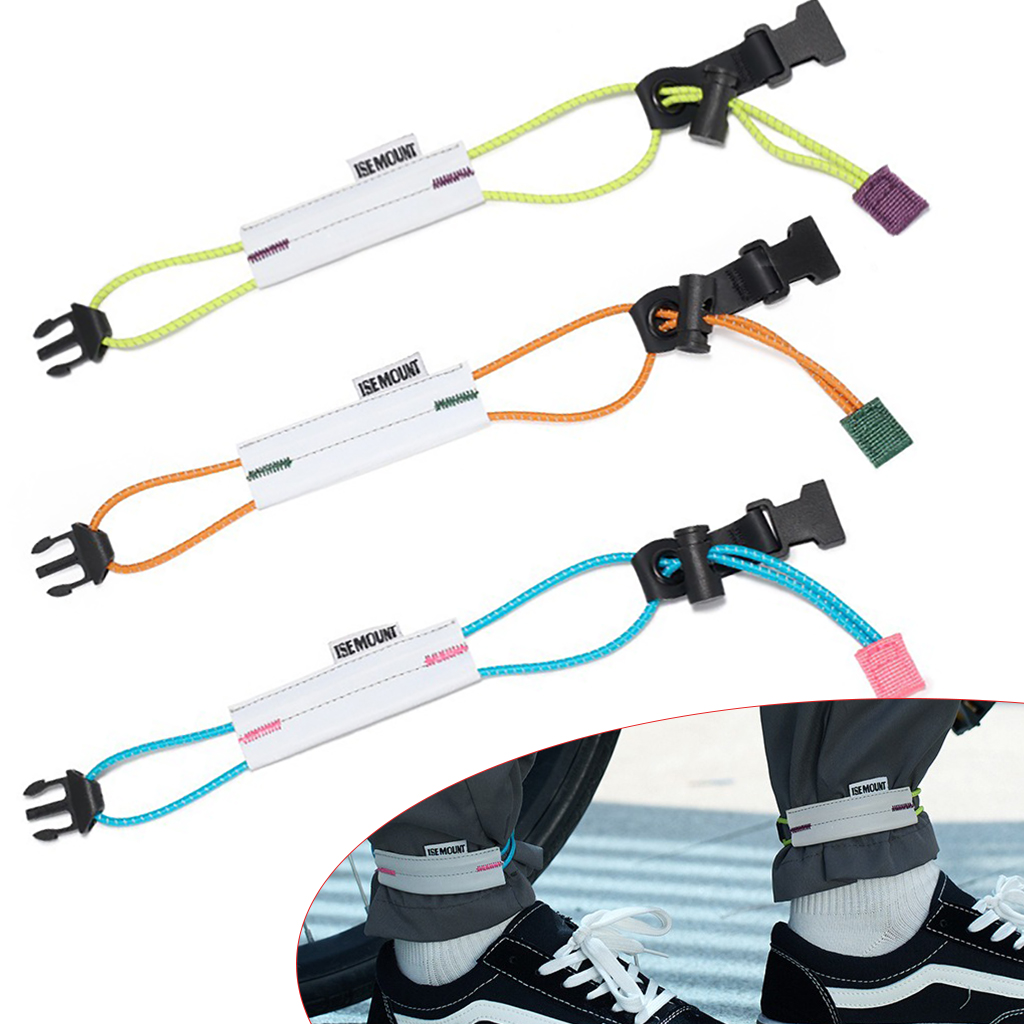 Cycling Gear - حزام عاكس للضوء قابل للتعديل لسراويل