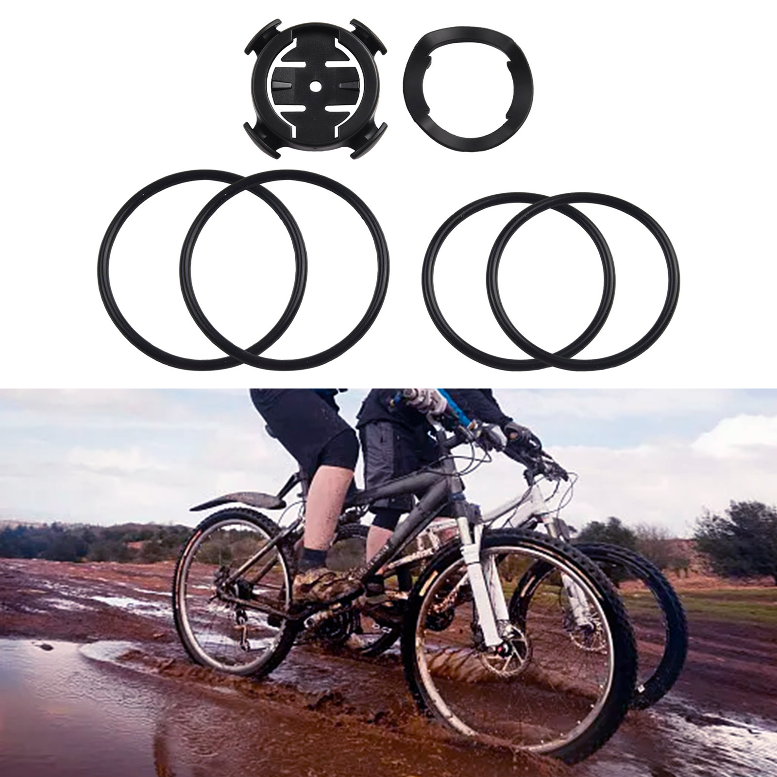 Cycling Gear Mount - 1 قطعة دراجة دراجة حافة الربع
