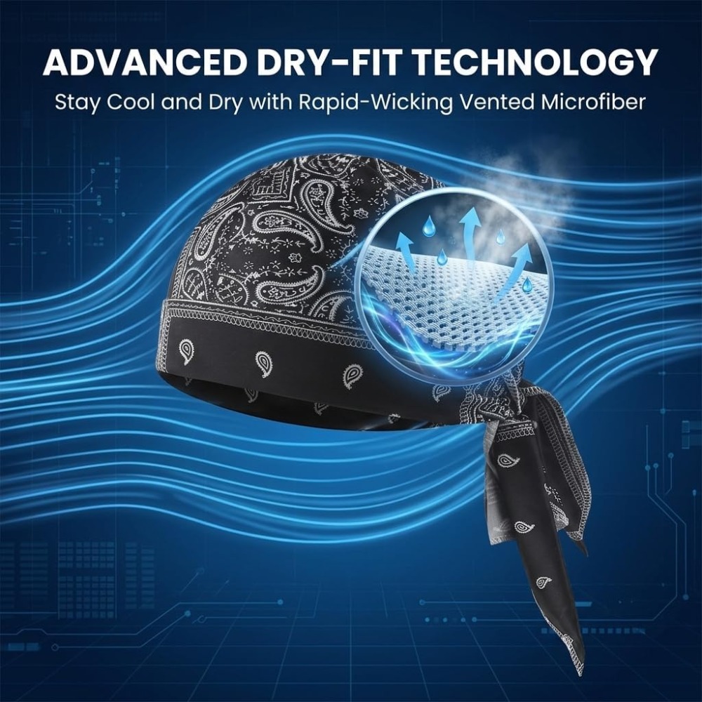 1-5 قطع قبعة تبريد للرأس، بطان - مراجعة Cycling Gear And Accessories وسعره