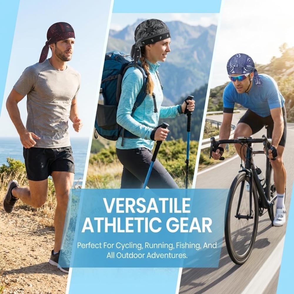 1-5 قطع قبعة تبريد للرأس، بطان - مراجعة Cycling Gear And Accessories وسعره