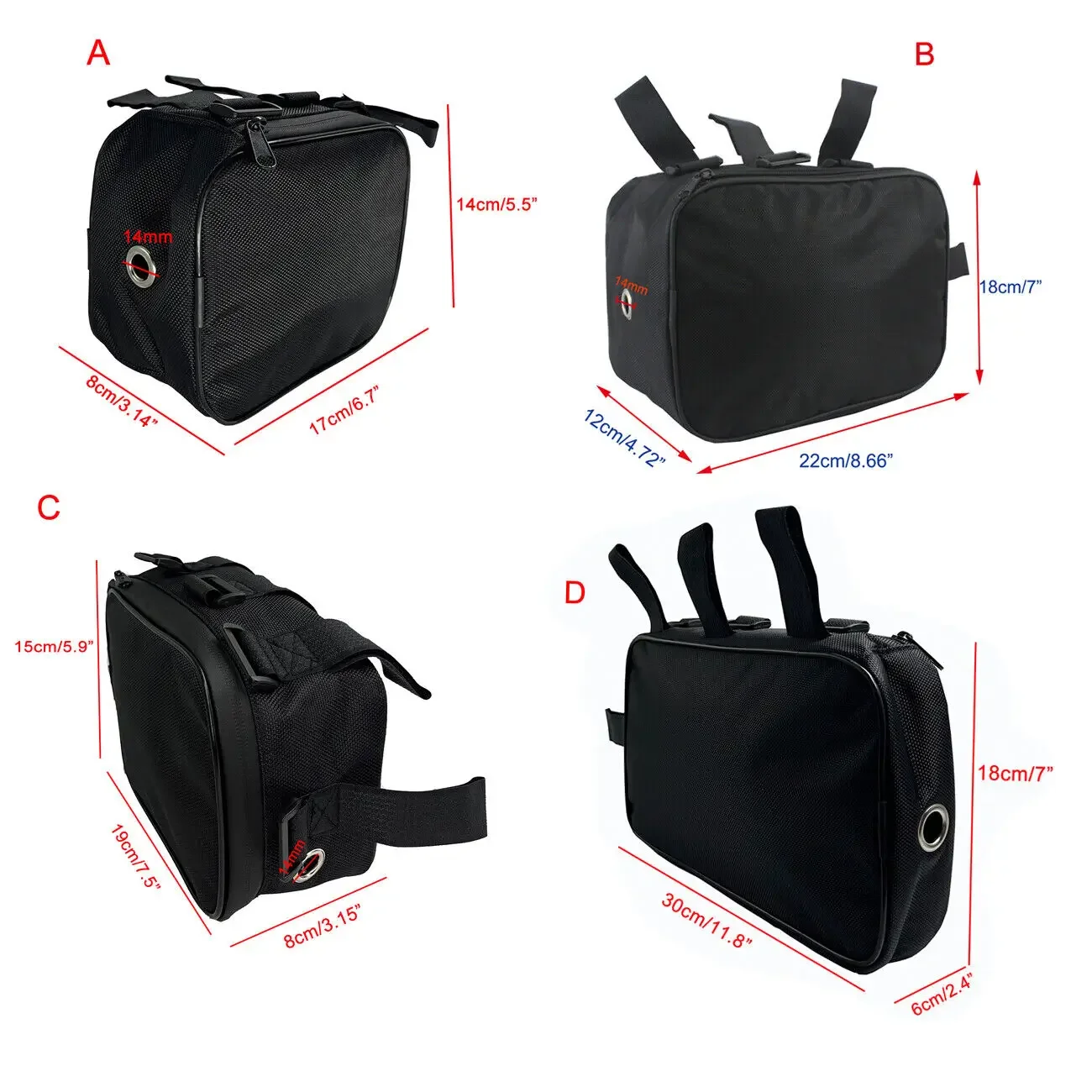 حقيبة إطار أنبوب الدراجة ، صند - مراجعة Cycling Gear Organizer وسعره