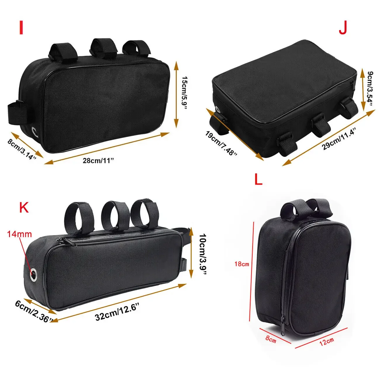 حقيبة إطار أنبوب الدراجة ، صند - مراجعة Cycling Gear Organizer وسعره