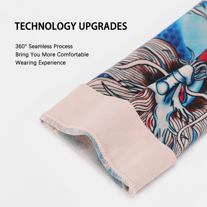 الصيف أكمام تاتو الحرير الجليد - مراجعة Cycling Arm Warmers وسعره