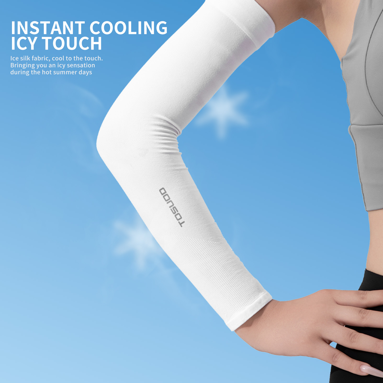 أكمام دراجات TOSUOD من الحرير  - مراجعة Cycling Arm Warmers وسعره