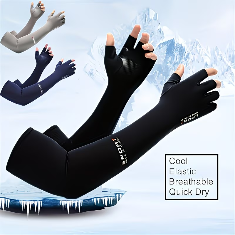أكمام واقية من الشمس للصيف، قا - مراجعة Cycling Arm Warmers وسعره