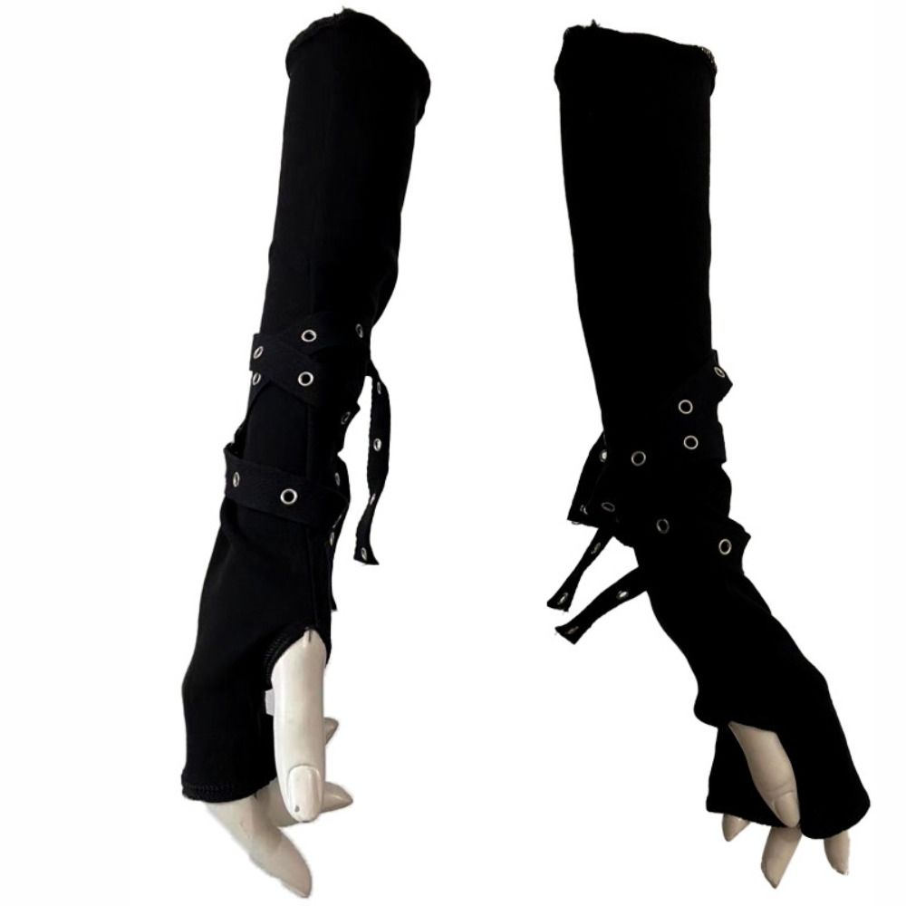 نصف اصابع القوطية الذراع دفئا  - مراجعة Cycling Arm Warmers وسعره