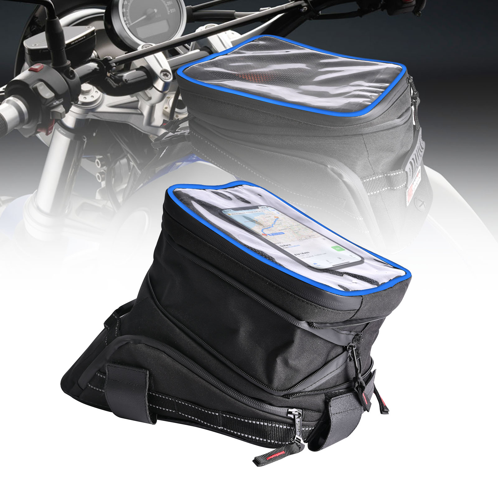 حقائب خزان دراجة نارية سعة كبي - مراجعة Cycling Gear Organizer وسعره