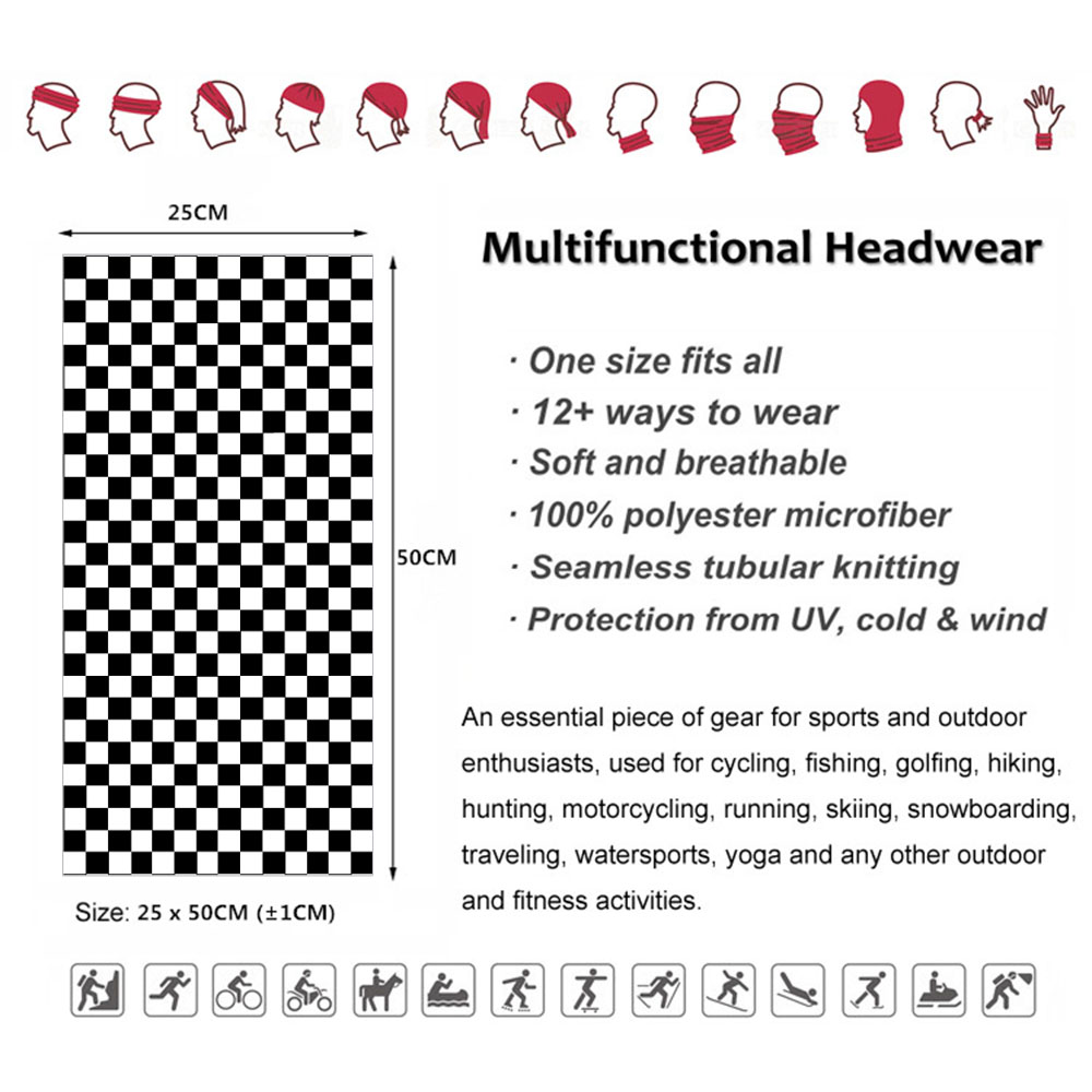 ربطة رأس مطبوعة Ska متقلب ، رق - مراجعة Cycling Gear وسعره